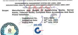 NETRACK Certified with ISO 14001:2004 and OHSAS 18001:2007 Accreditations