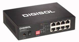 DIGISOL launches 8 Port Gigabit Ethernet Unmanaged PoE Switch with 4 PoE Ports