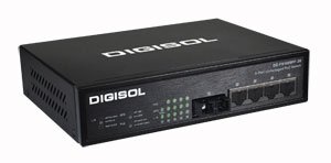 DIGISOL launches Fast Ethernet Unmanaged Media with 4 PoE Ports & 1 SM fiber port