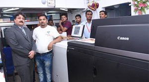 Canon’s first 100ppm digital colour press, Canon imagePRESS  C10000VP installed in Allahabad