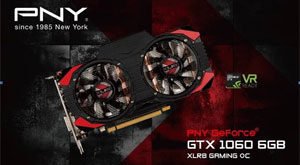 PNY GeForce GTX 1060 6GB XLR8 Gaming OC Edition