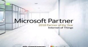Crestron Wins 2018 Microsoft Global IoT Partner of the Year Award