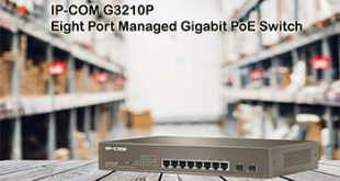 IP-COM launched 8-Port Managed Gigabit PoE Switch, G3210P in India