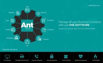 ANT MY ERP Solution for SMEs and MSMEs: Optimizing Business Functions Management
