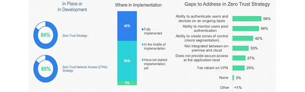 Over 50% of Organizations Face Gaps in Zero-Trust Implementations