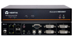 Vertiv has introduced the Vertiv Avocent HMX 3080/4080 series, an IP-based signal extender allowing users to remotely transmit DVI video, audio, USB and RS232 signals over a Gigabit network. The product is available now, exclusively in Greater China, South East Asia, Australia, New Zealand and India.