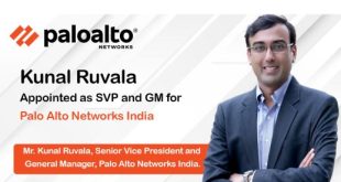 Kunal Ruvala named Senior VP/GM at Palo Alto Networks' India Centers.