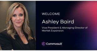 Commvault appoints Ashley Baird for hyperscaler business.