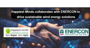 Happiest Minds teams up with ENERCON for sustainable wind energy.