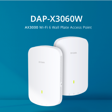 D-Link Launches DAP-X3060W AX3000 Wi-Fi 6 Wall-Plate Access Point