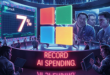 Microsoft Shares Drop 7% After Q2 Results as Record AI Spending Rattles Wall Street