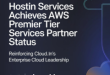 Hostin Services Achieves AWS Premier Tier Services Partner Status, Reinforcing Cloud.in's Enterprise Cloud Leadership
