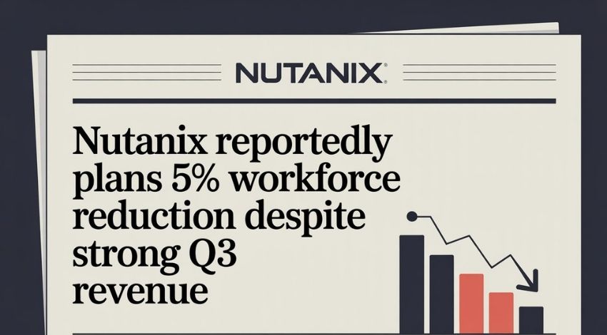 Nutanix Reportedly Plans 5% Workforce Reduction Despite Strong Q3 Revenue